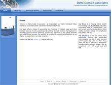 Tablet Screenshot of dattagupta.com